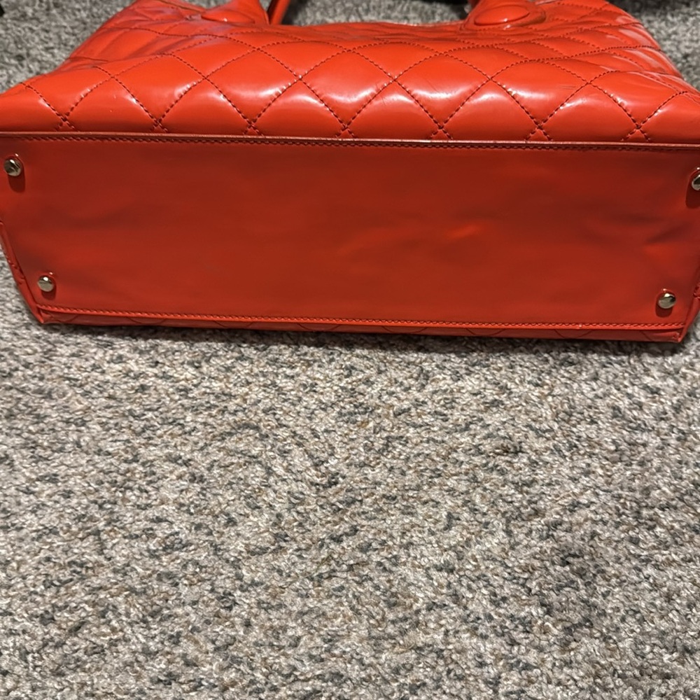 KATE SPADE RARE Patent Leather Tutti Frutti Maryanne bag tote SHINE in o… - Picture 6 of 8